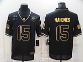Nike Chiefs 15 Patrick Mahomes Black Gold 2020 Salute To Service Limited Jersey,baseball caps,new era cap wholesale,wholesale hats